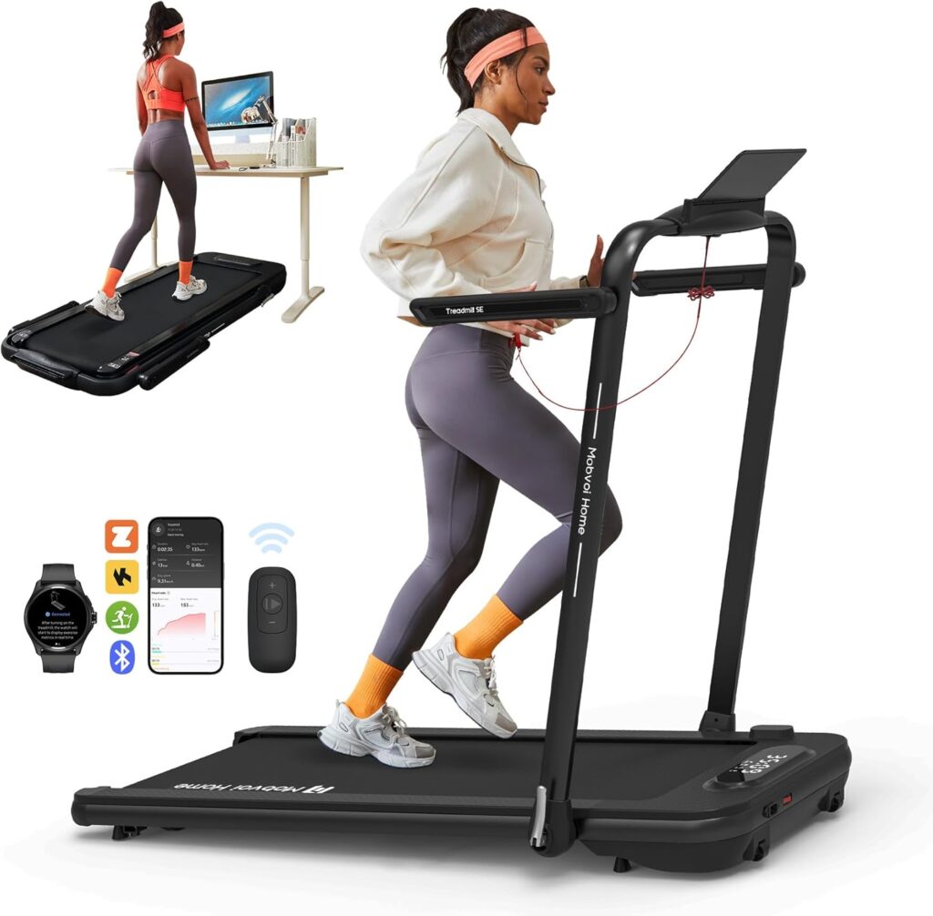 Mobvoi Home Treadmill SE: cinta de correr plegable 3 en 1 para casa y oficina. 